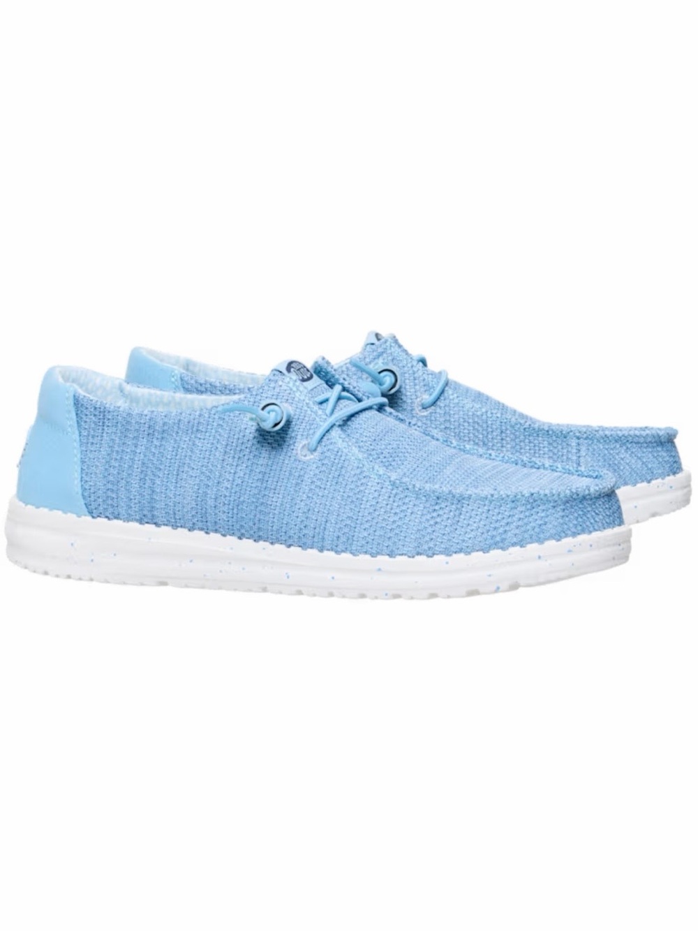 BRAND NEW Hey Dude Women's Wendy Stretch Sox in Blue Breeze Size 7